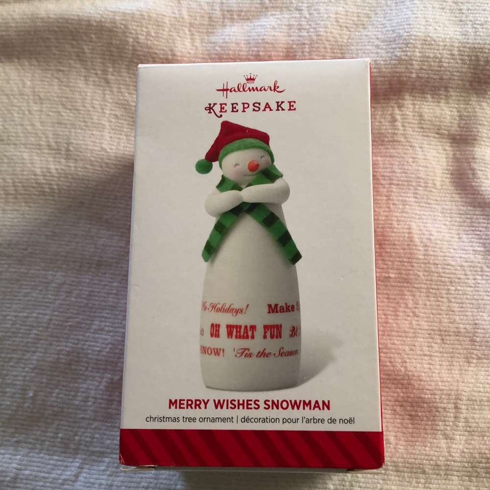 Hallmark keepsake 2014 merryvwishes snowman